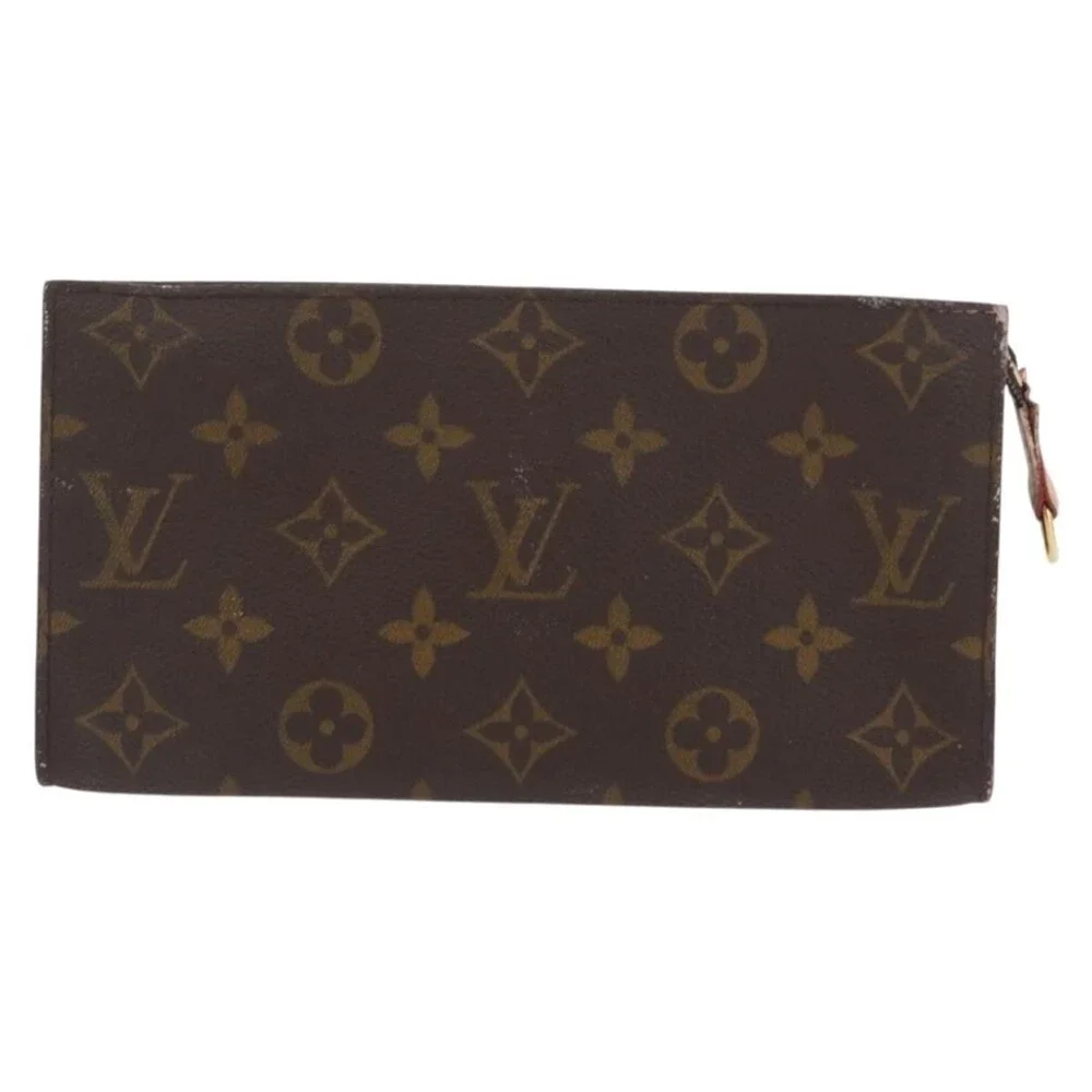 Louis Vuitton Monogram Bucket GM Accessory Pouch Brown
